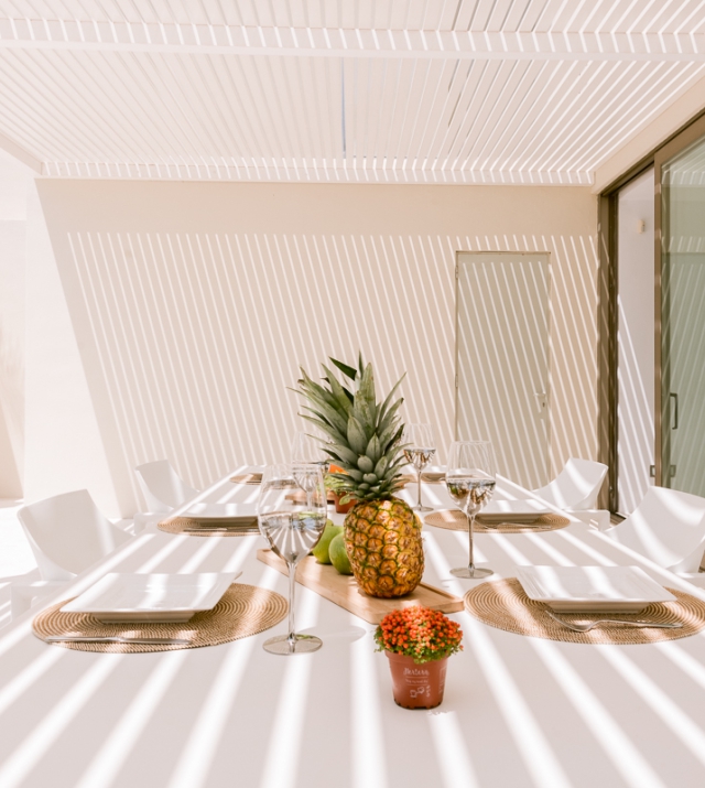 Resa estates Ibiza villa for sale modern dutch dimite table exterior.jpg